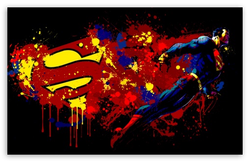 Superman Cartoon HD Wallpaper For Wide Widescreen Whxga