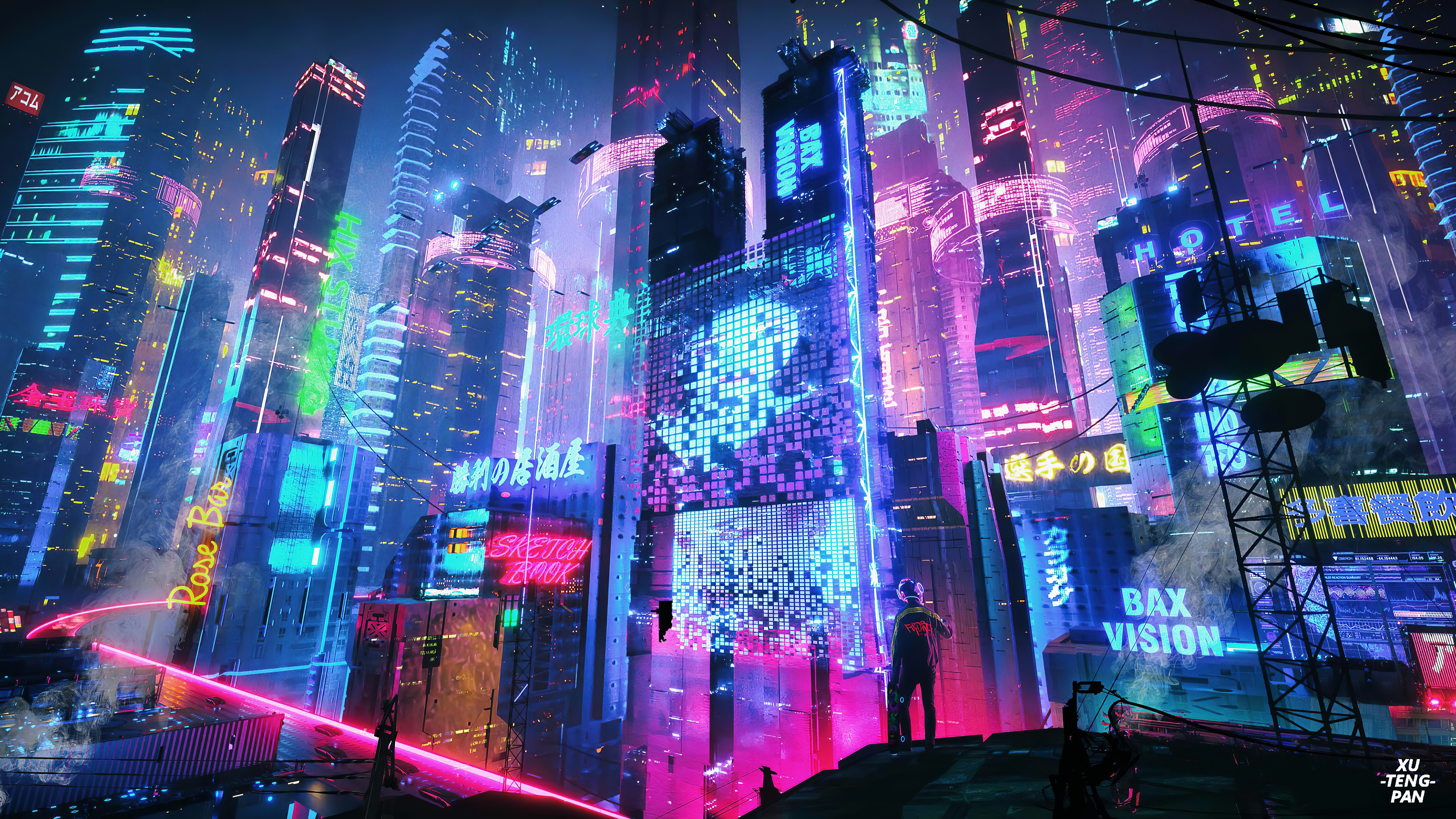 15+] Cyberpunk City Desktop Wallpapers - WallpaperSafari