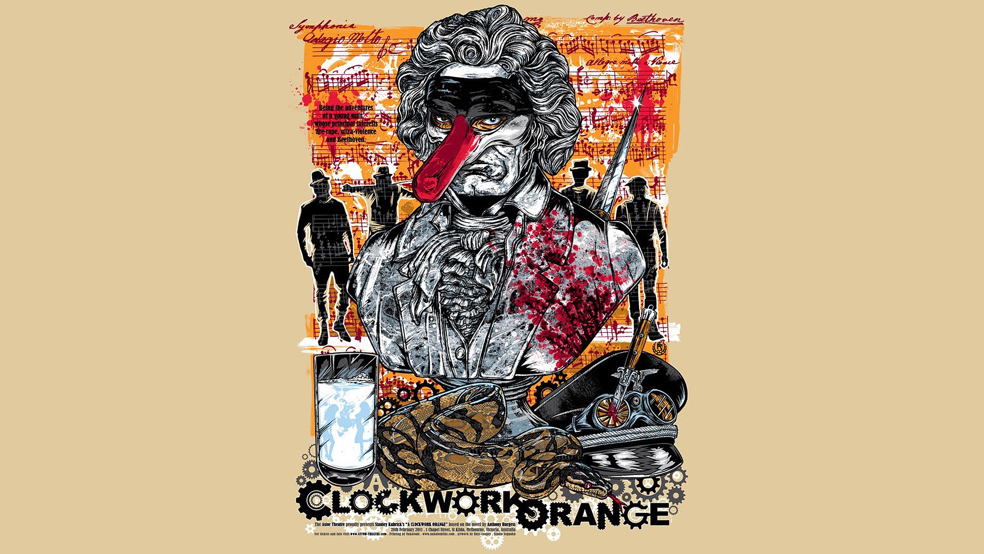 A Clockwork Orange Puter Wallpaper Desktop