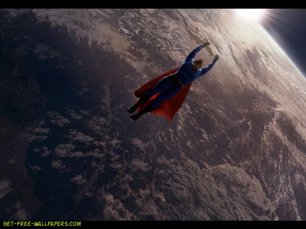 Superman Returns Flying Wallpaper