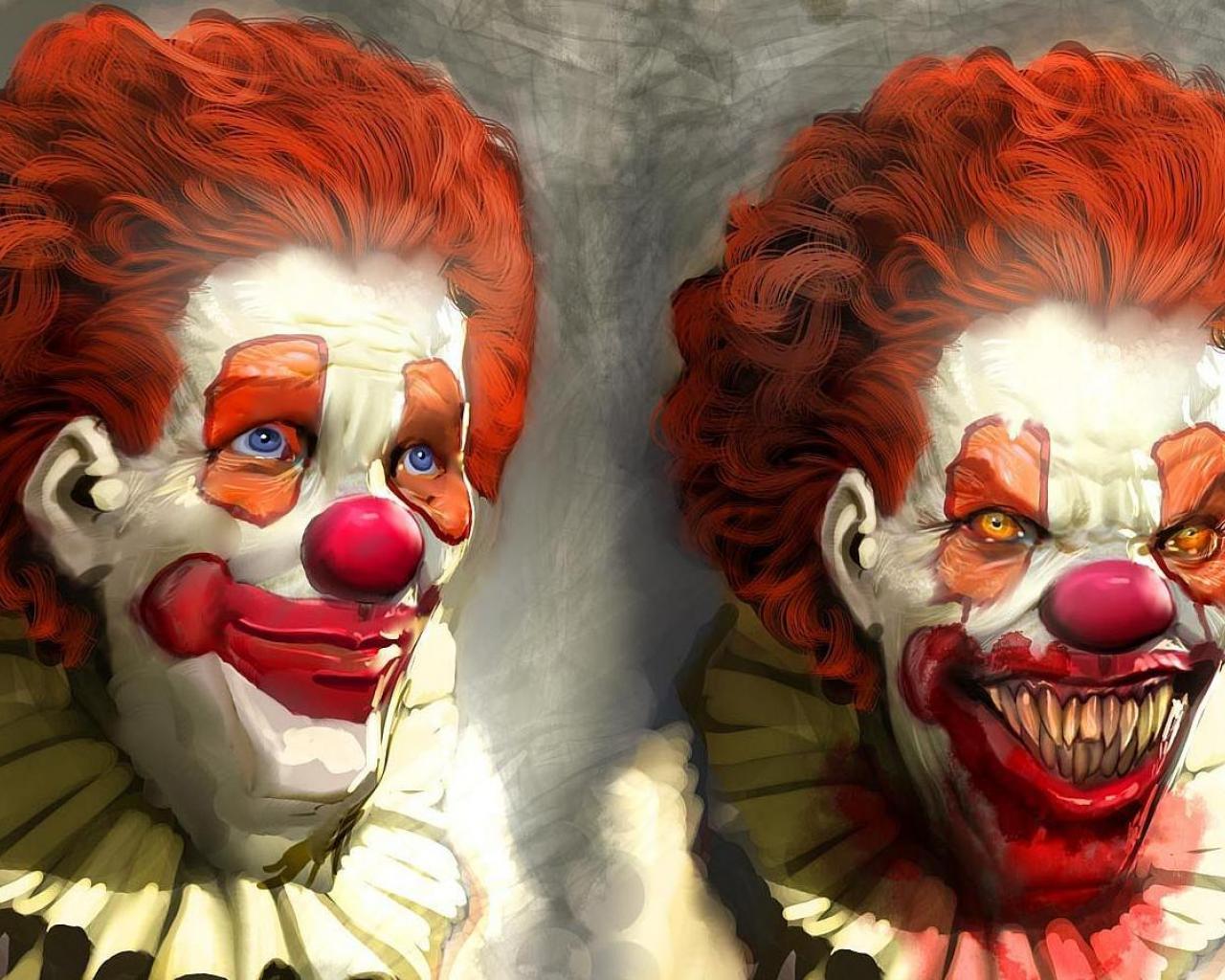 Scary Clowns Desktop Background