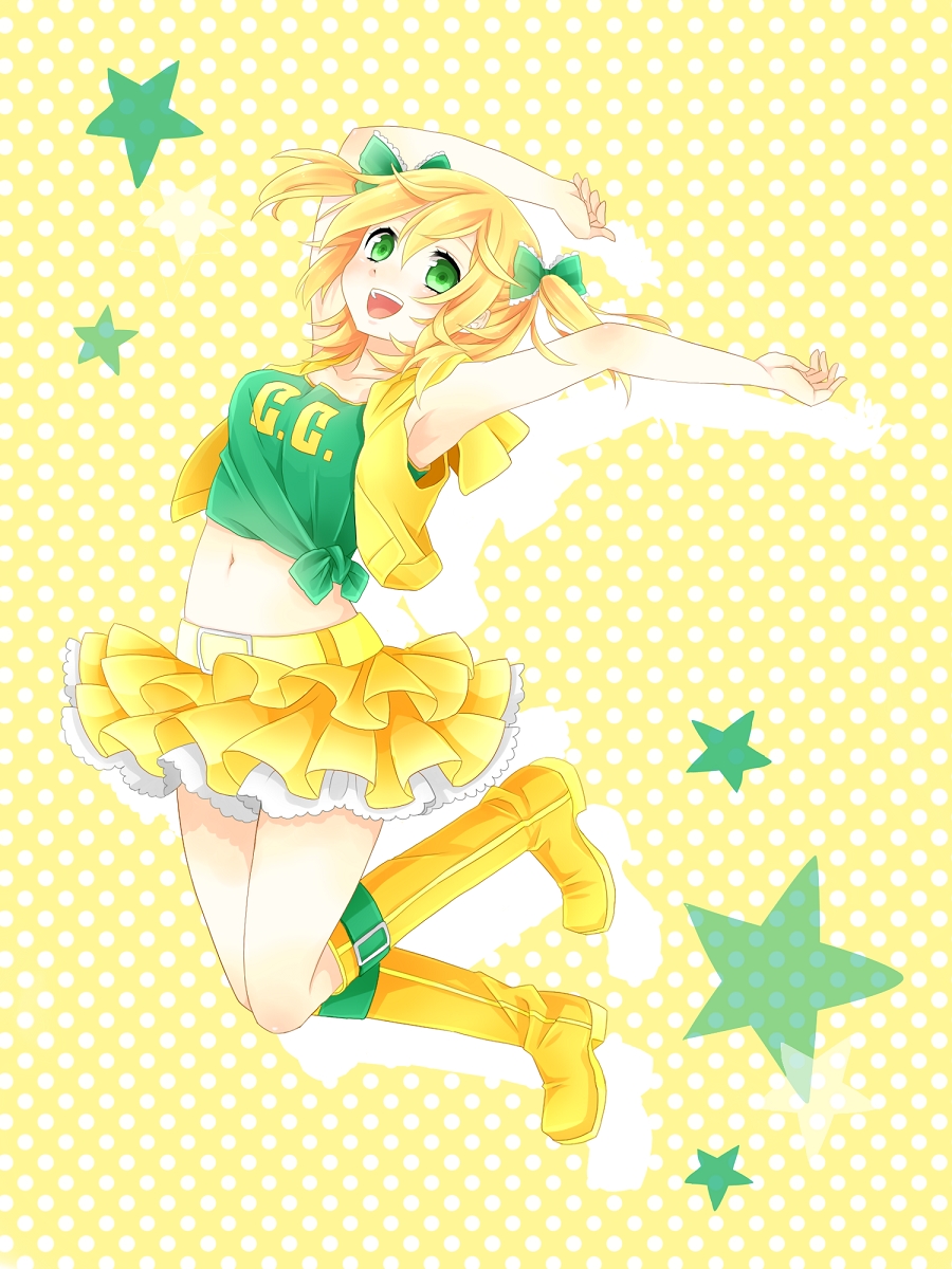 Tags Anime Hinata K C Lemon Tan Yellow Skirt Navel Bodypart