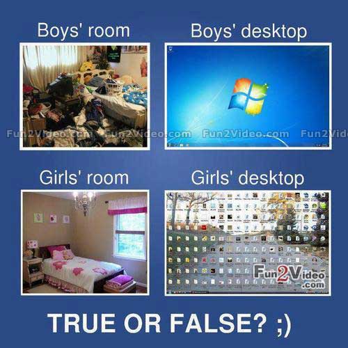 Boy Vs Girl Funny Difference Pictures Jokes Cute Love
