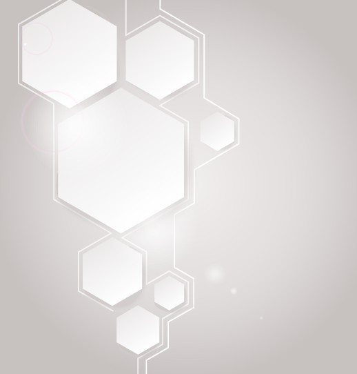 Simple White Hexagon Abstract Vector Background Titanui