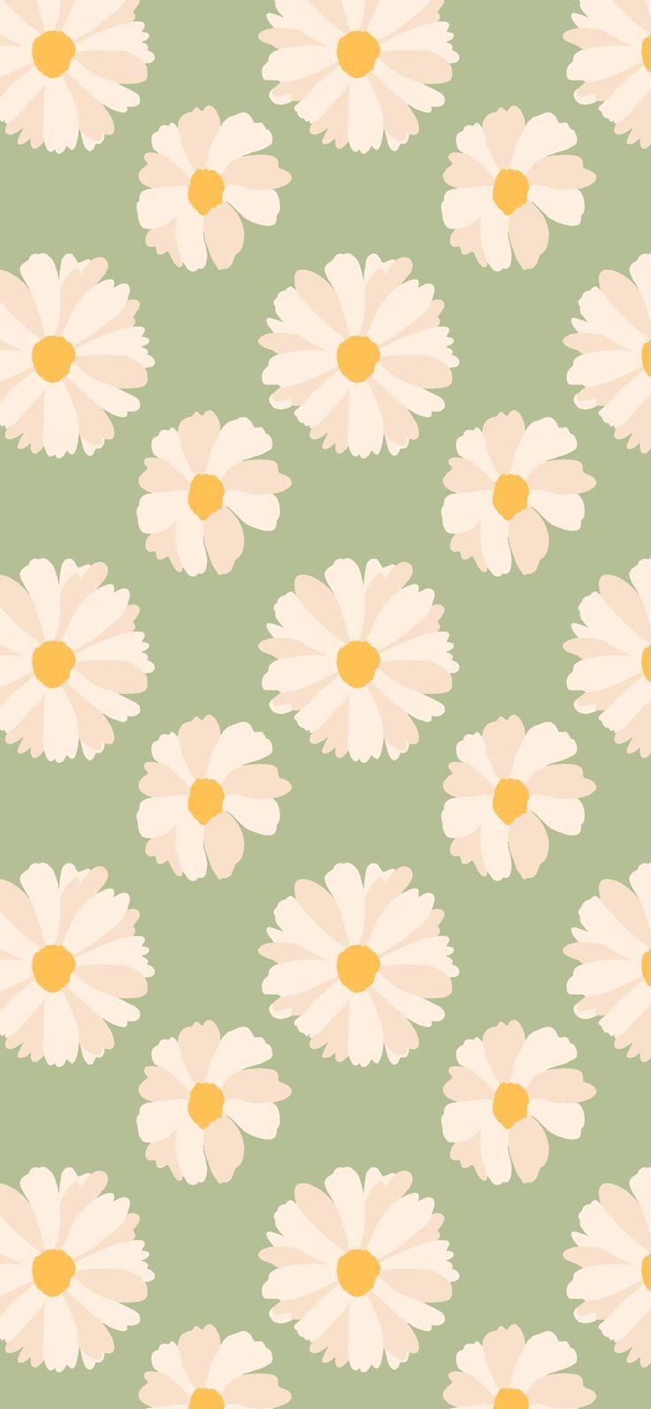 iPhone Wallpaper For Spring Ginger And Ivory Simple