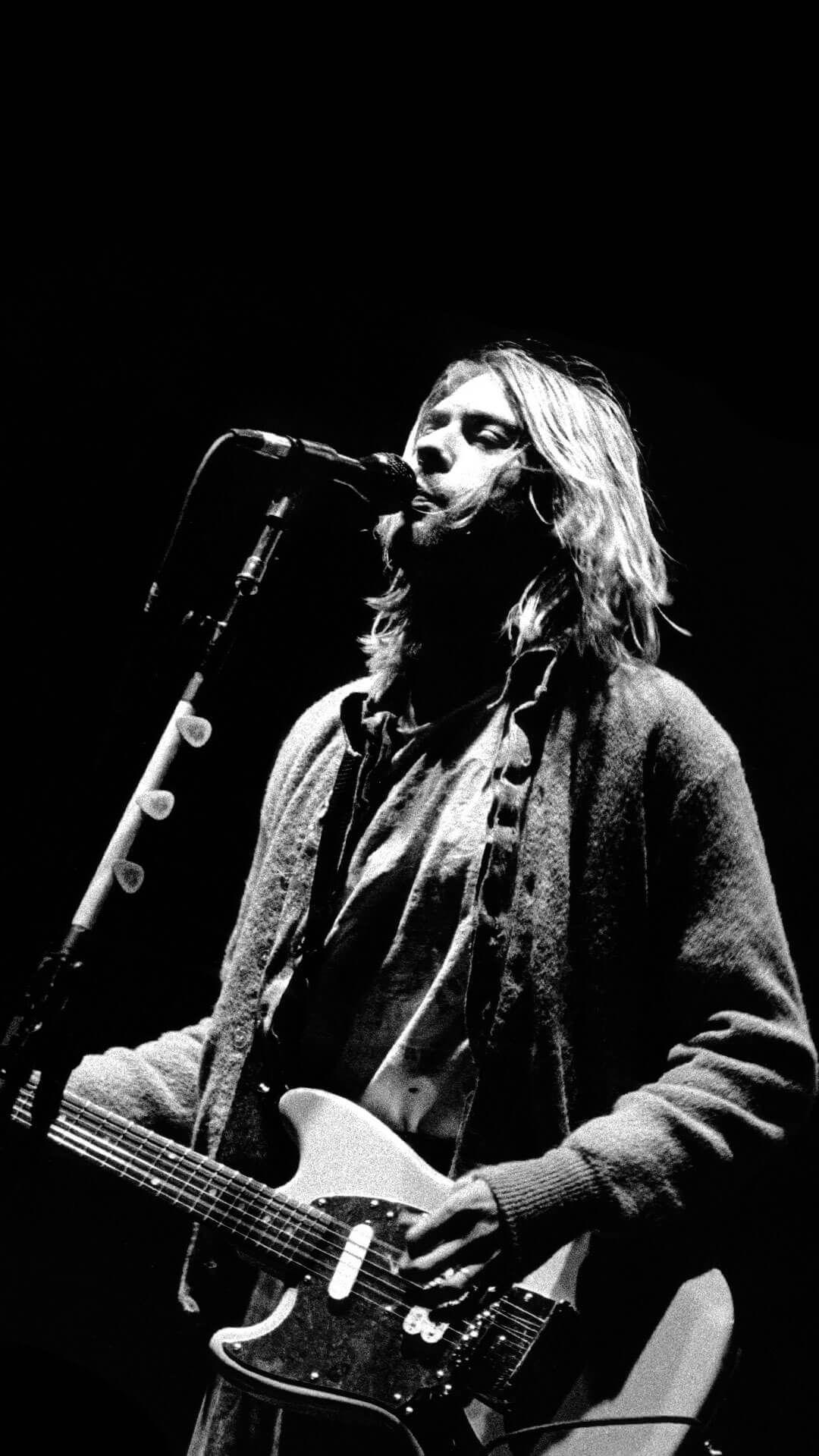 Kurt Cobain iPhone Plus Wallpaper Nirvana wallpaper Kurt