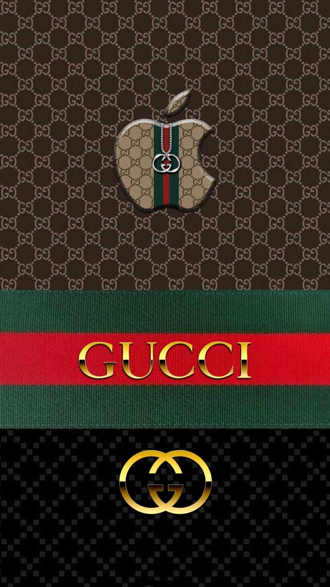 Gucci Apple Logo Wallpaper