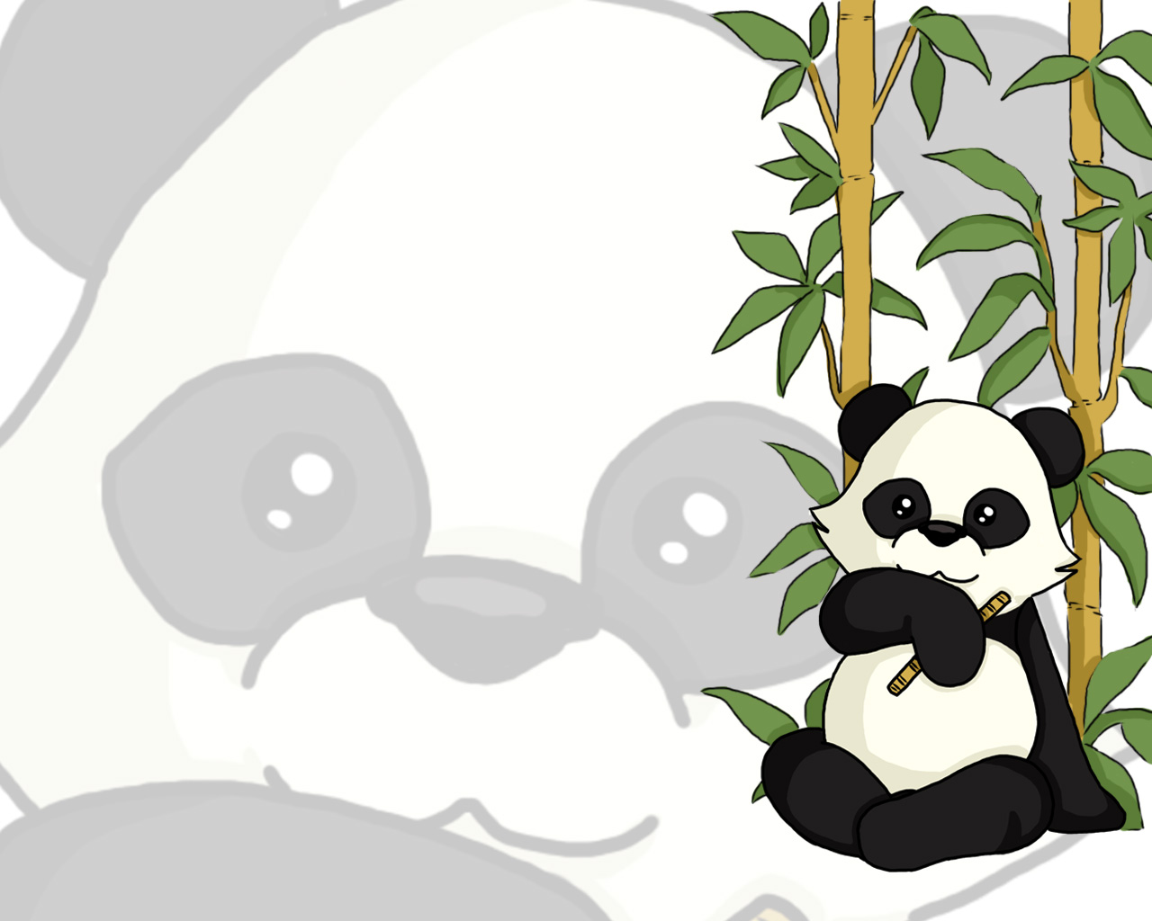  71 Cute  Panda  Background on WallpaperSafari