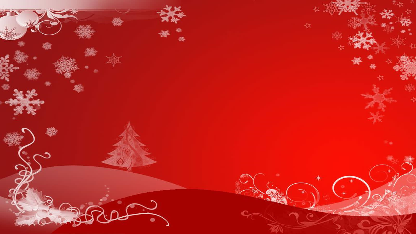 Special Red Christmas Background Full HD Pictures