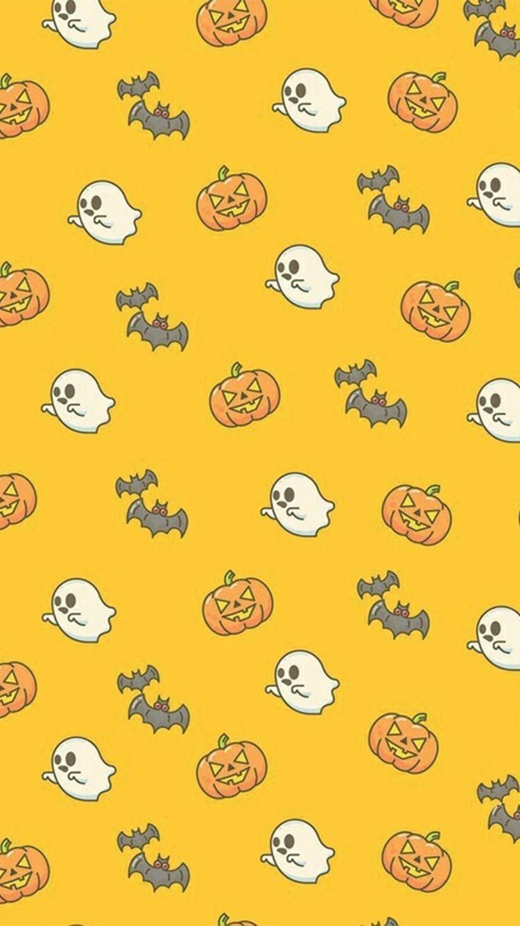 Cute Halloween iPhone Wallpaper Top