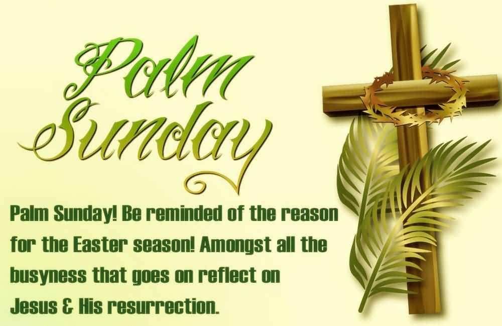 Palm Sunday Be Reminded Of The Reason For The Easter   Palm Sunday 1000x649