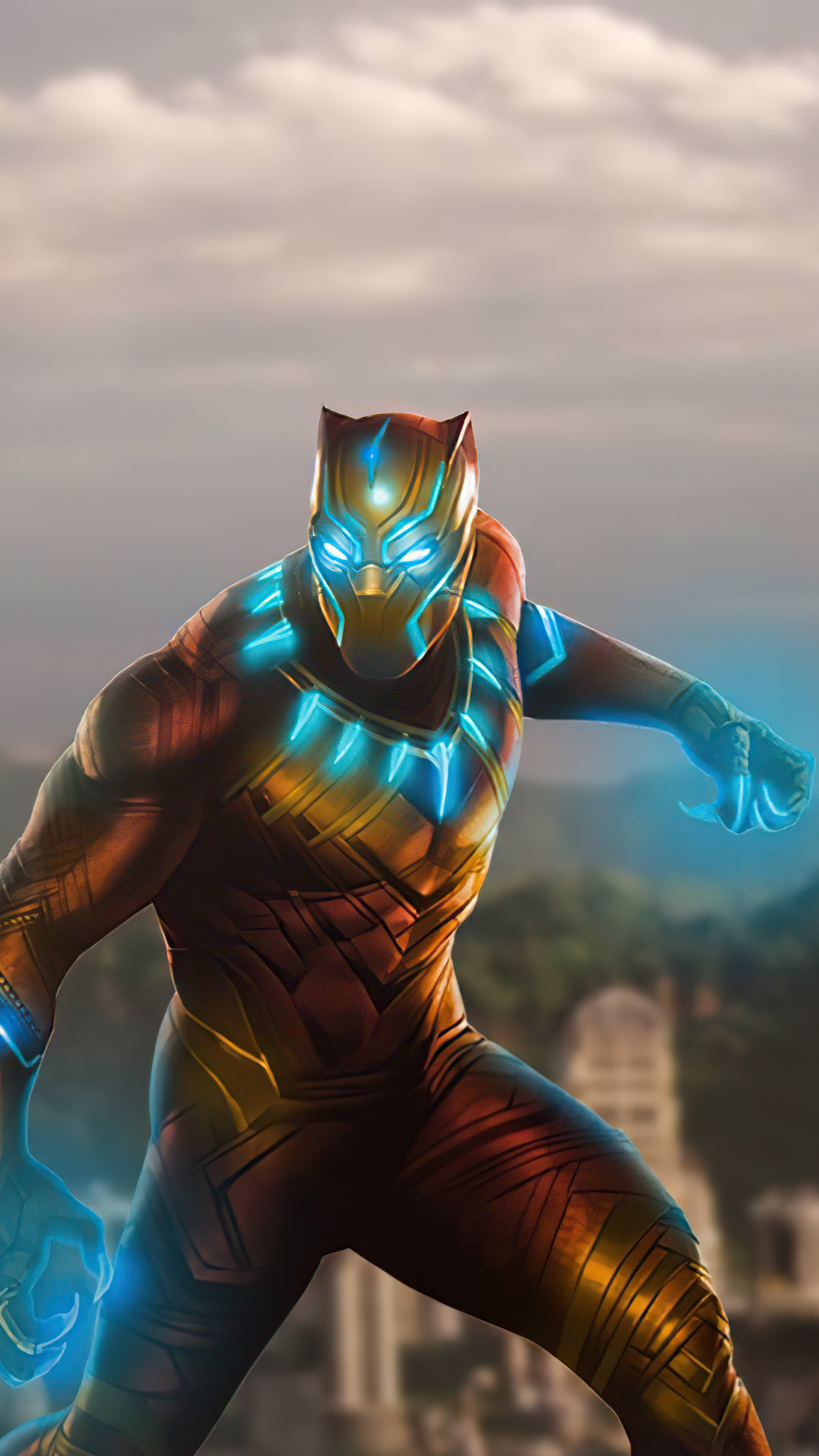 Black Panther Superhero Wallpaper