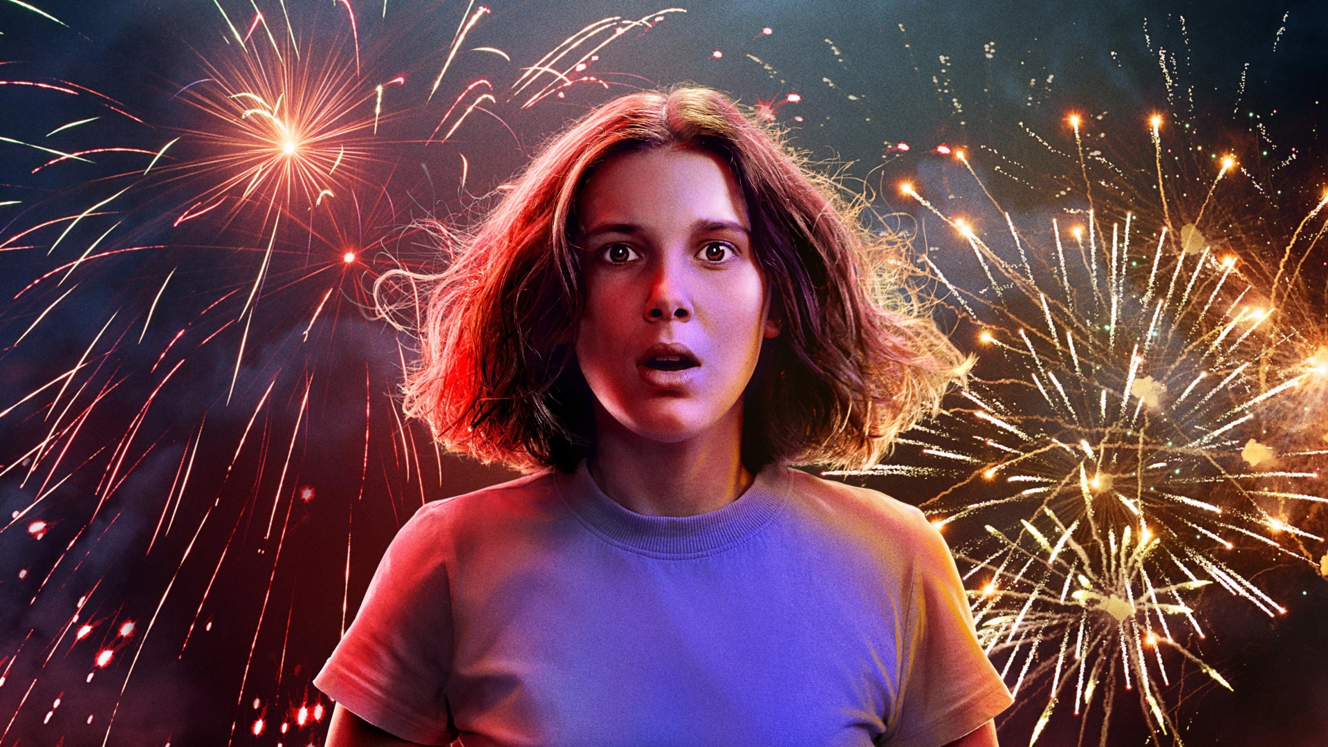 Millie Bobby Brown As Eleven Stranger Things Poster