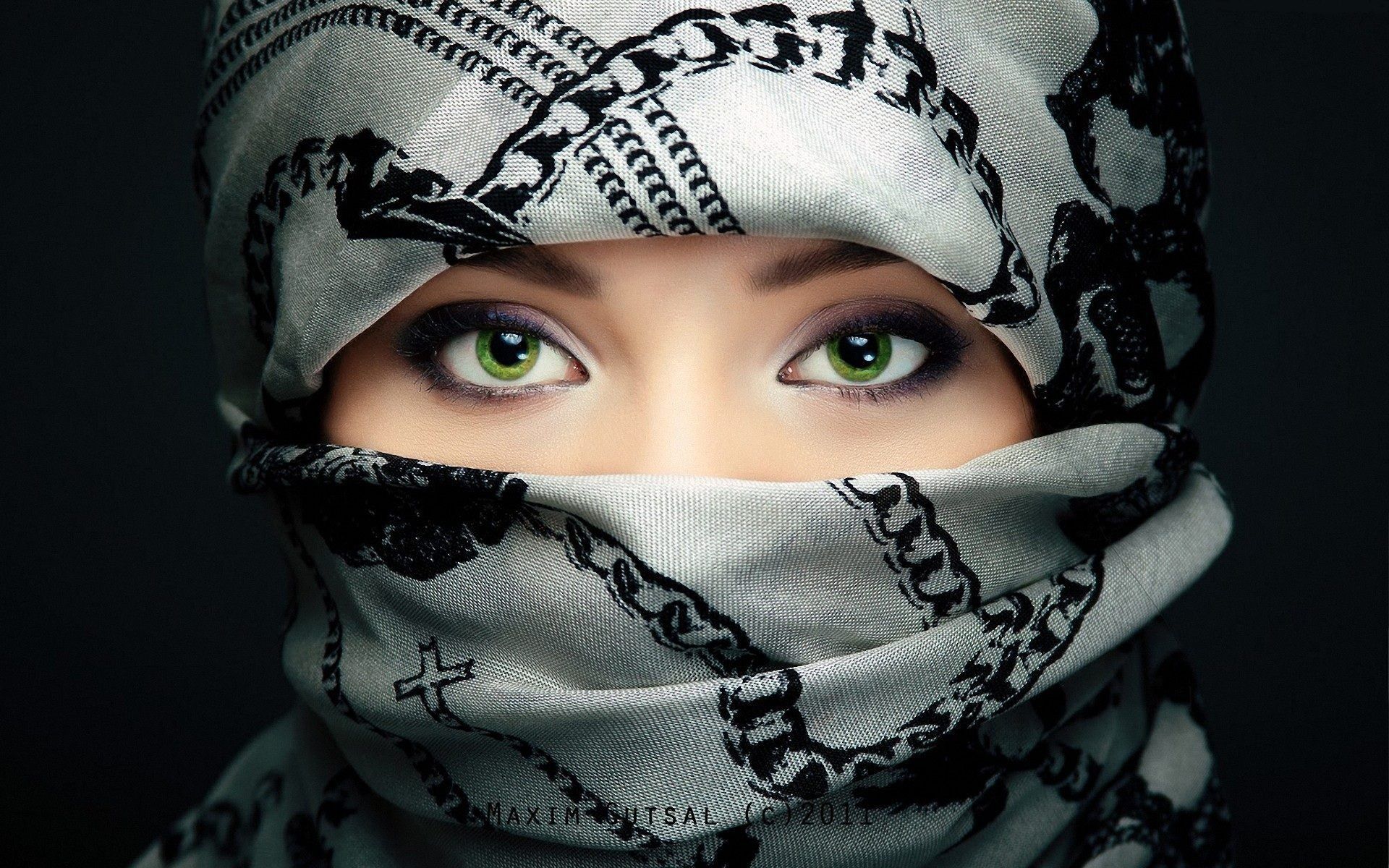 Fresh Cute Arabic Girl Wallpaper Niqab Eyes Beautiful Green