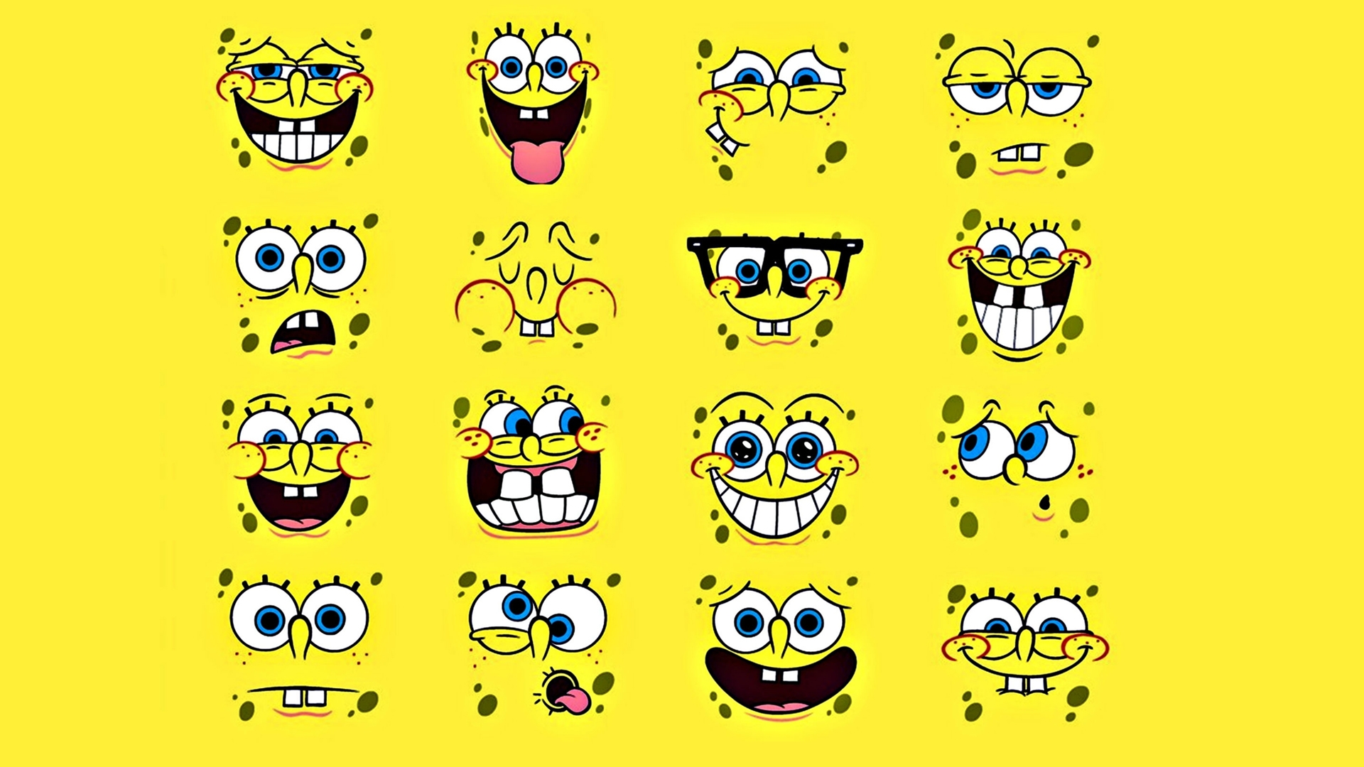 Spongebob Emotions Squarepants Wallpaper