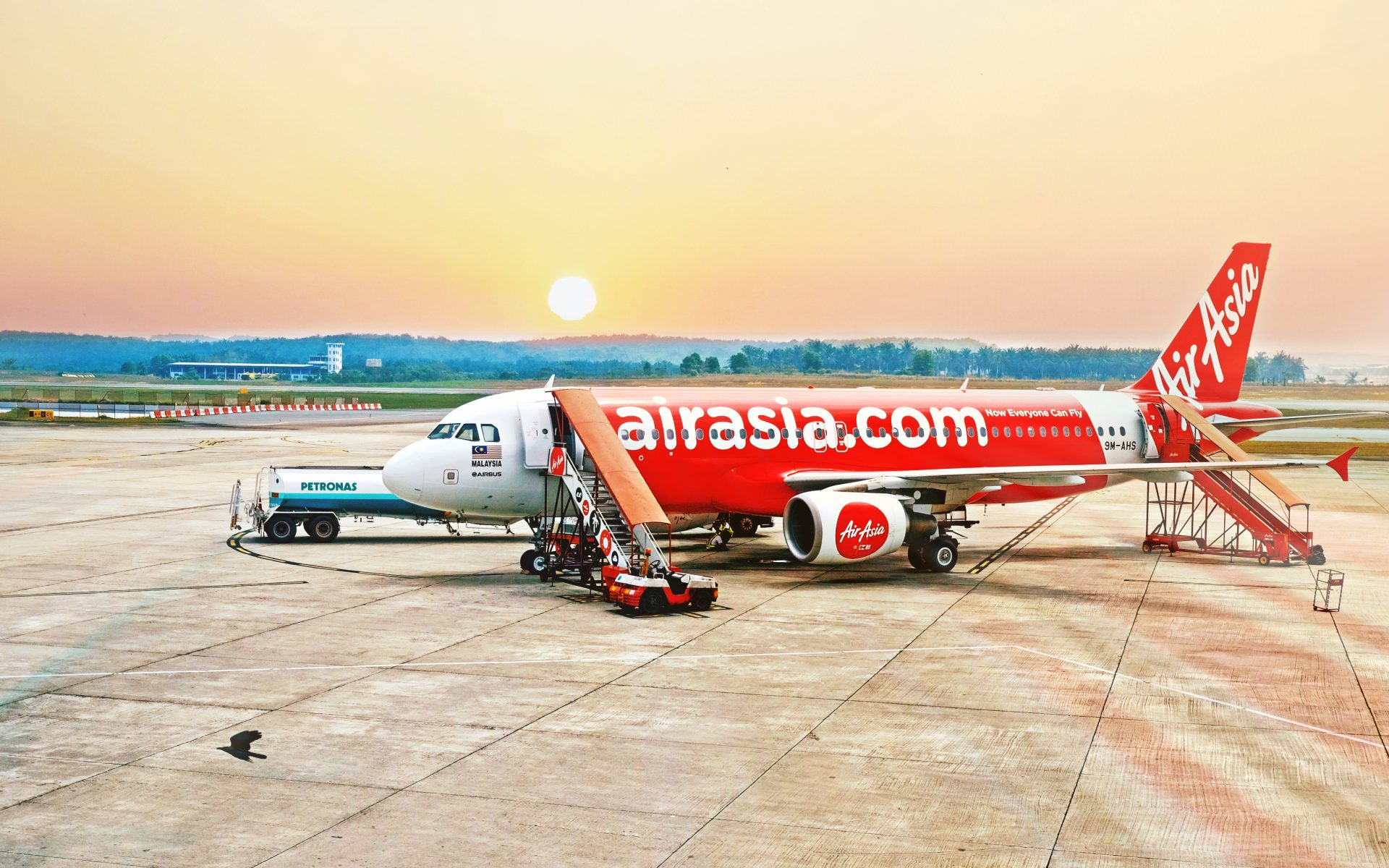 HD Wallpaper Of Airasia S Airplane Paperpull