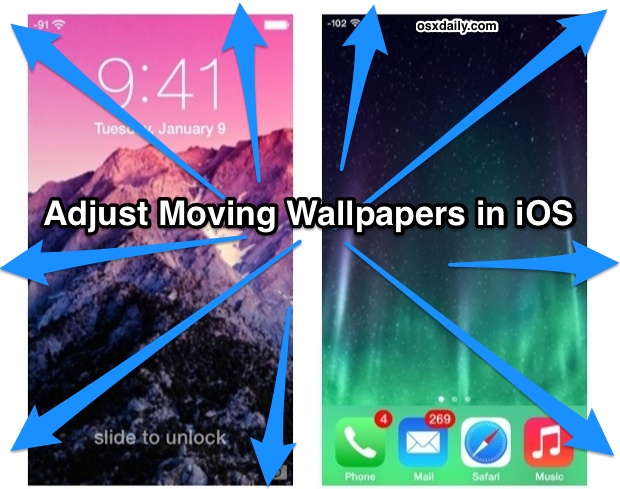 Adjust Moving Wallpaper In Ios With Perspective Zoom
