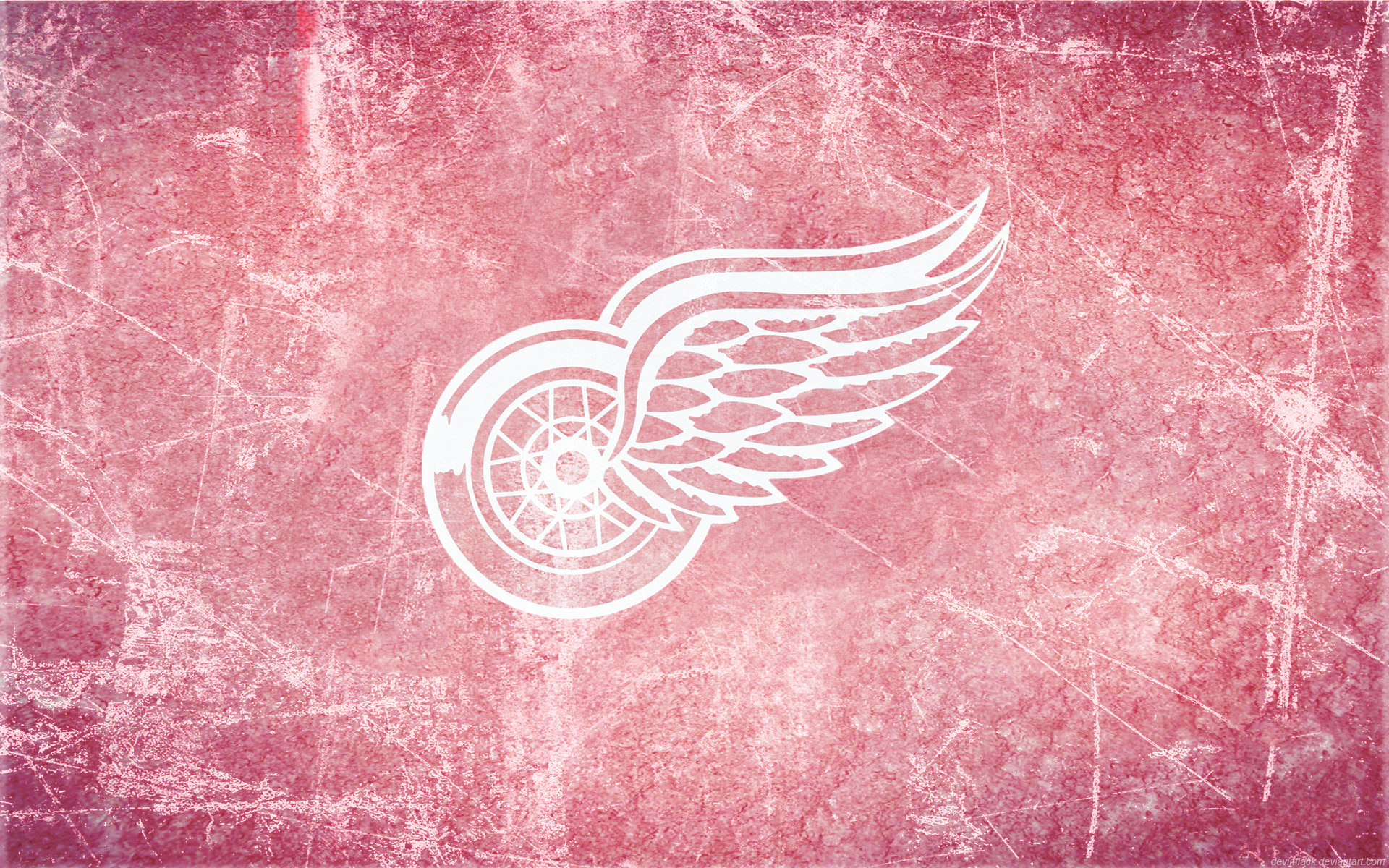 Red Wings Ice Wallpaper By Devinflack