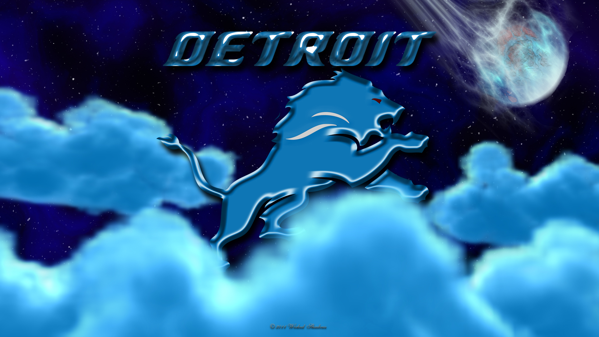 Detroit Lions Above The Clouds Wallpaper