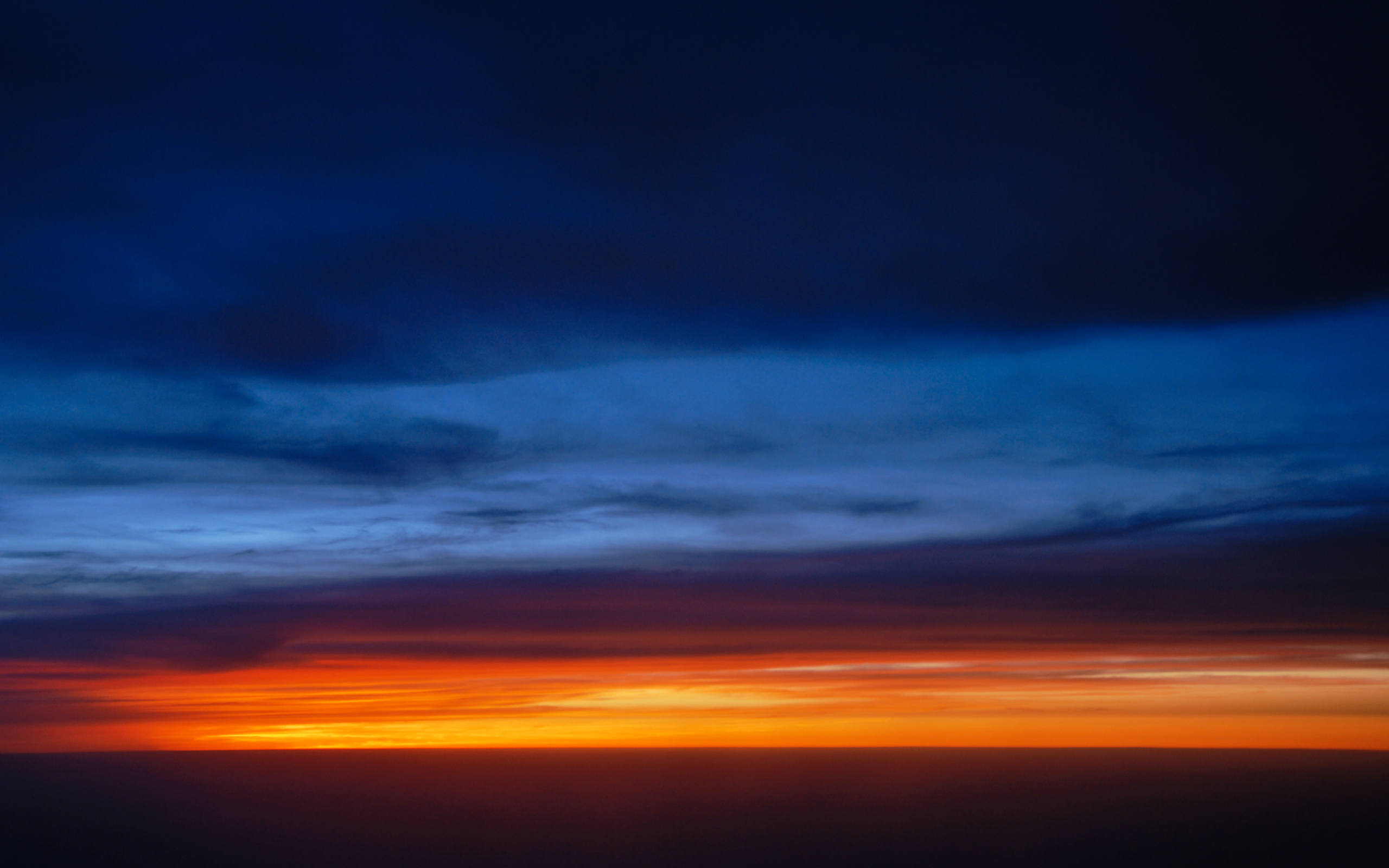 Hq Sunset Over The Clouds Wallpaper