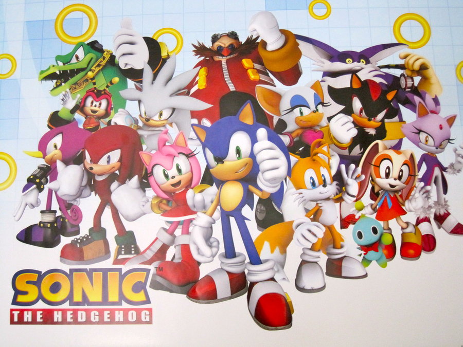 Sonic Characters by JumpySquirrel on
