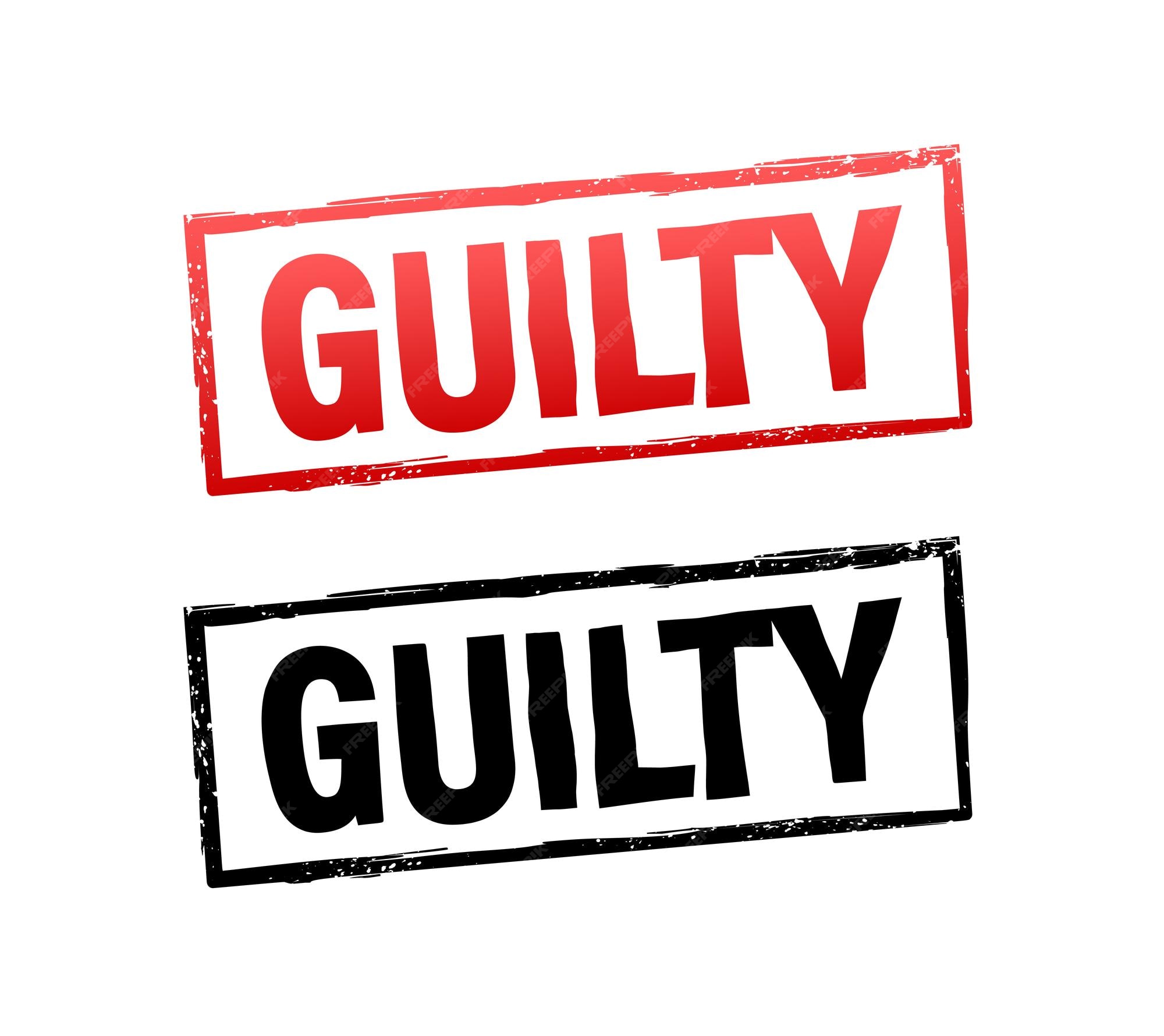 Sello De Goma Grunge Estampado Culpable Vector Stock Ilustraci N Wallpaper
