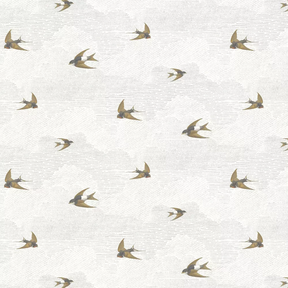 Sweeping Swallows By Woodchip Magnolia Wallpaper