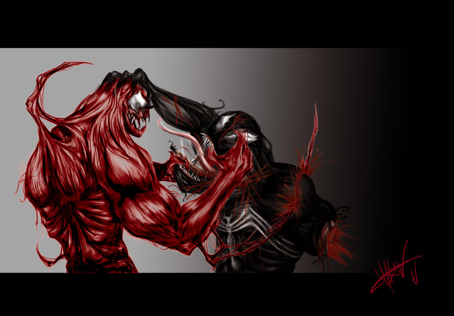 Carnage Vs Venom By Ilidanmetal