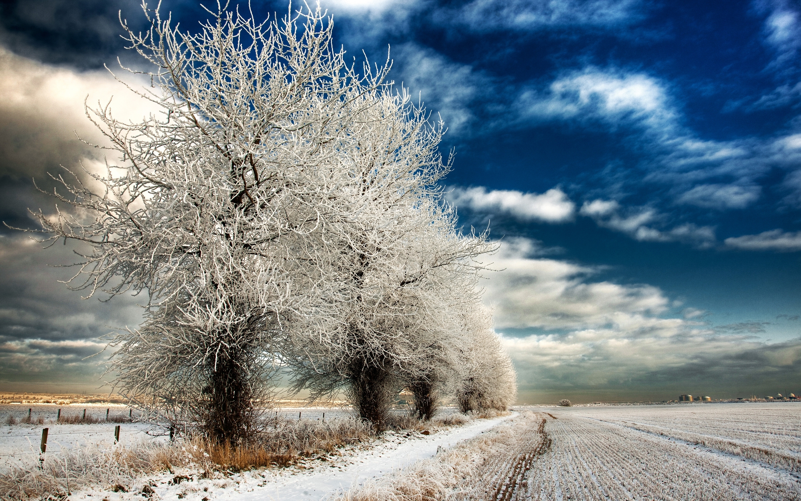 Beautiful Winter Landscape Wallpaper HD Desktop