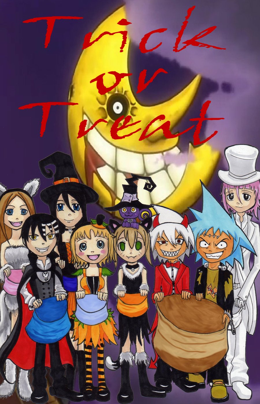 Soul Eater Halloween By Arcaninepup
