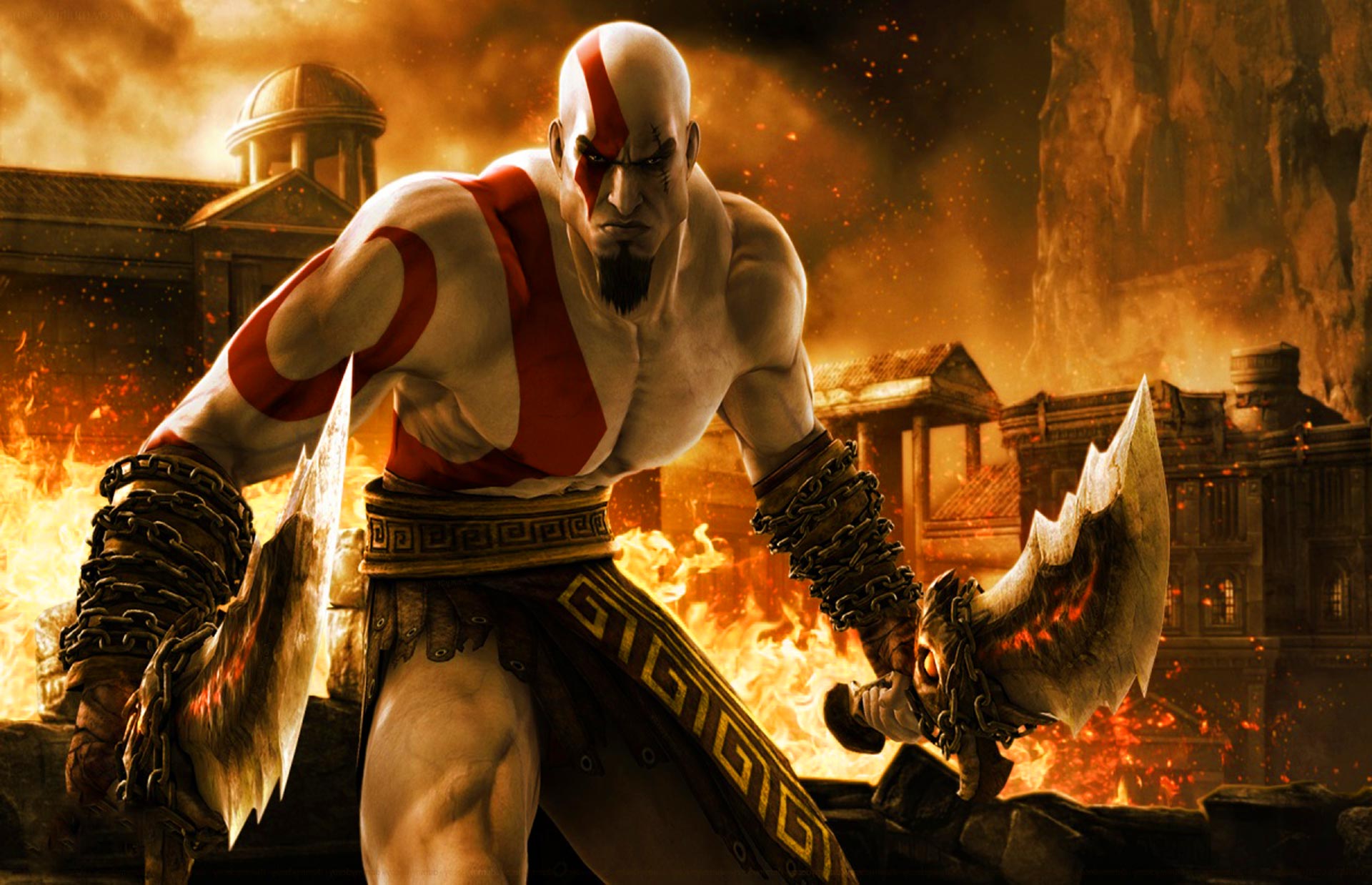 Kratos God Of War HD Wallpaper Background HDesktops