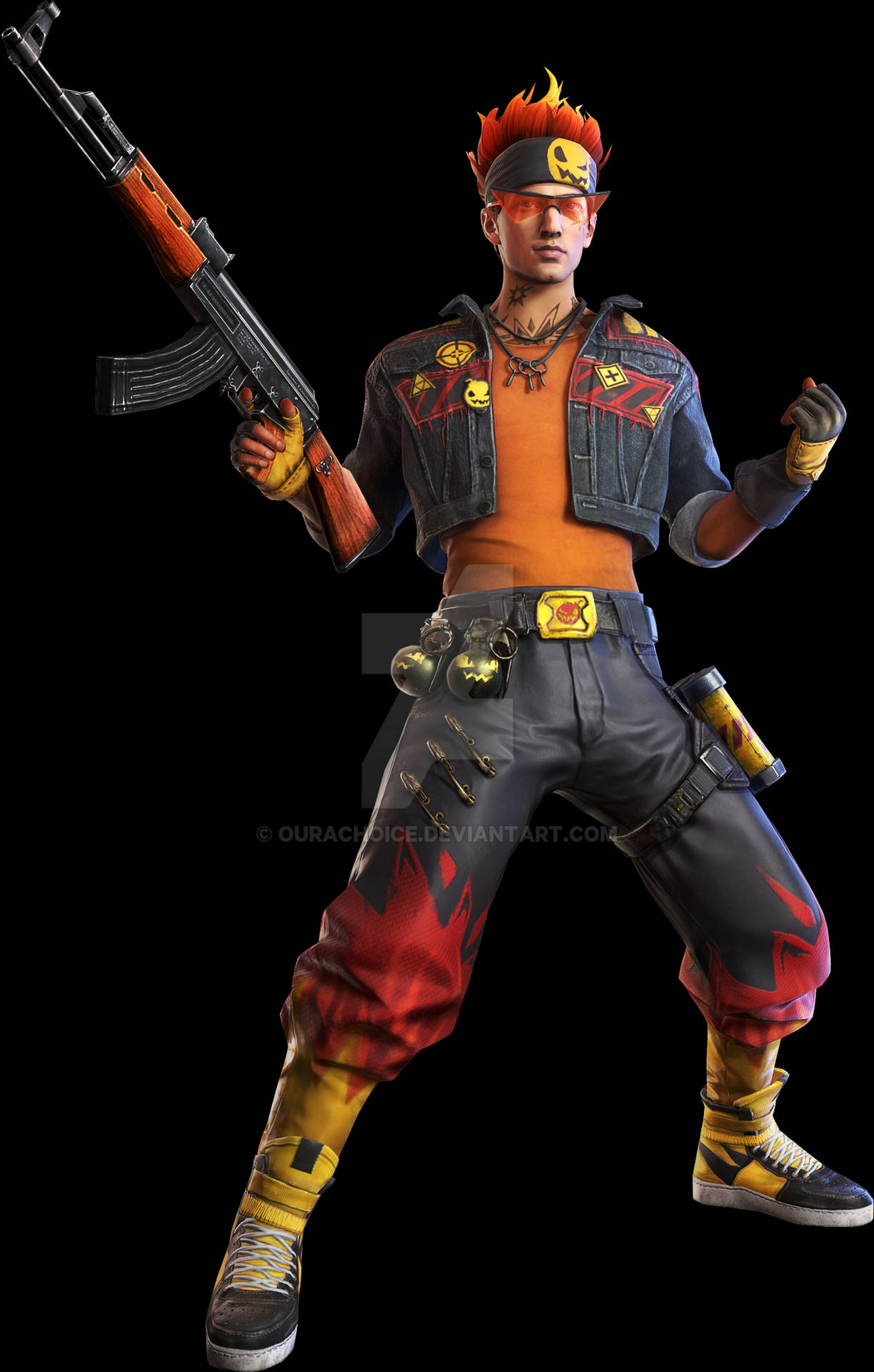 Fire Character Wallpaper