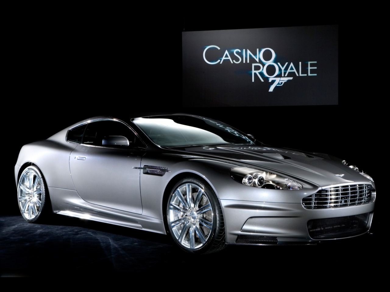 Casino Royale Car Wallpaper Stock Photos