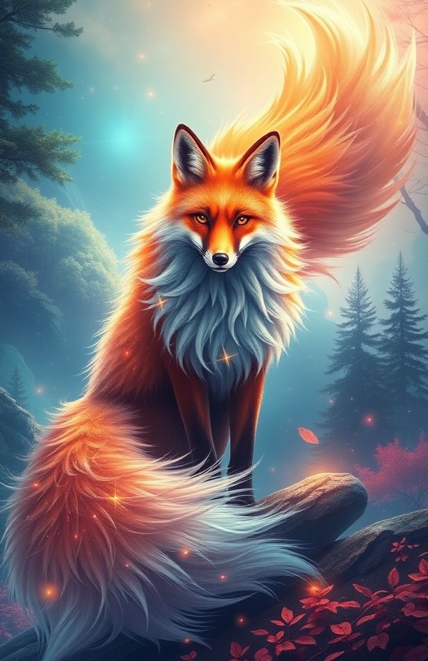 Nine Tails HD Wallpaper