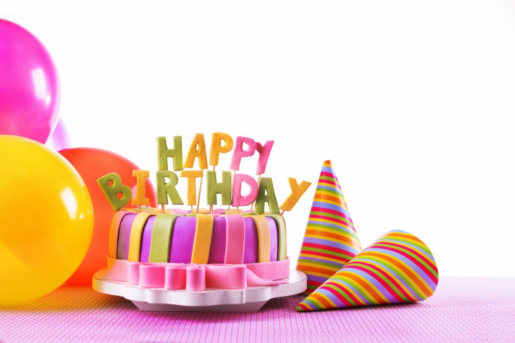 Happy BirtHDay Globos Tarta Holiday Wallpaper