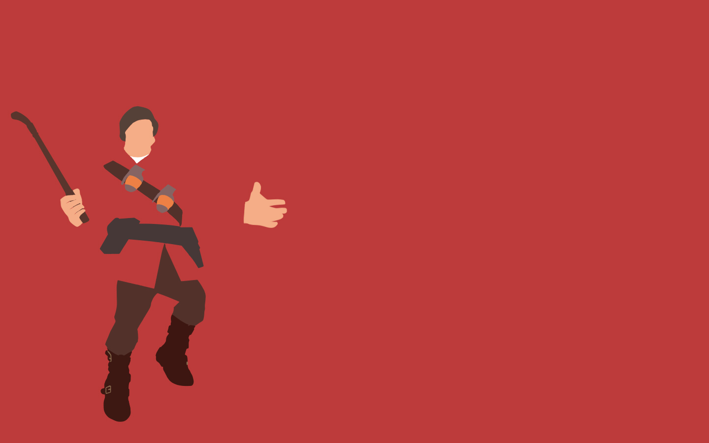 Tf2 Red Soldier Minimalist Wallpaper By Bohitargep
