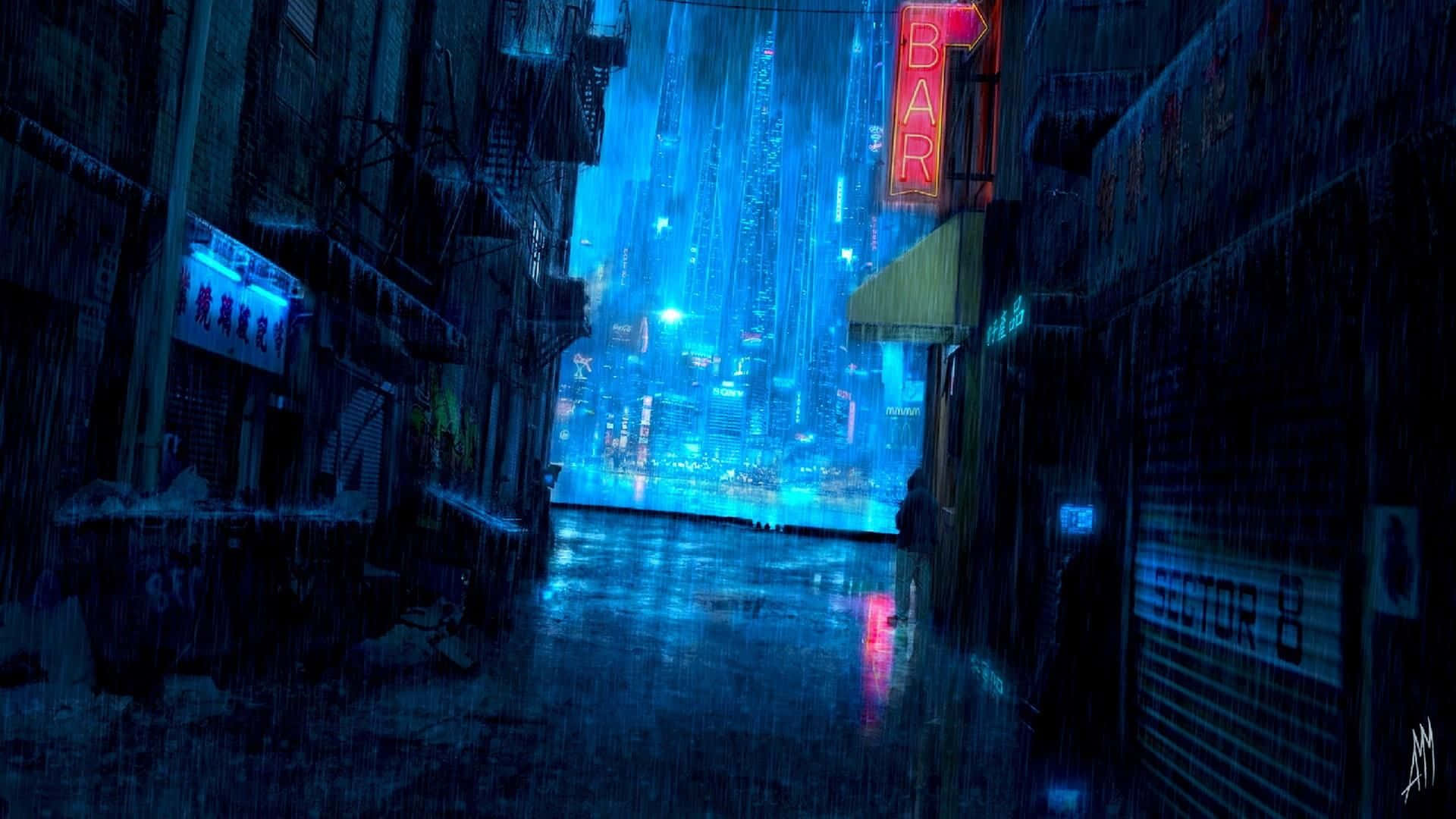 Rain Anime Wallpaper