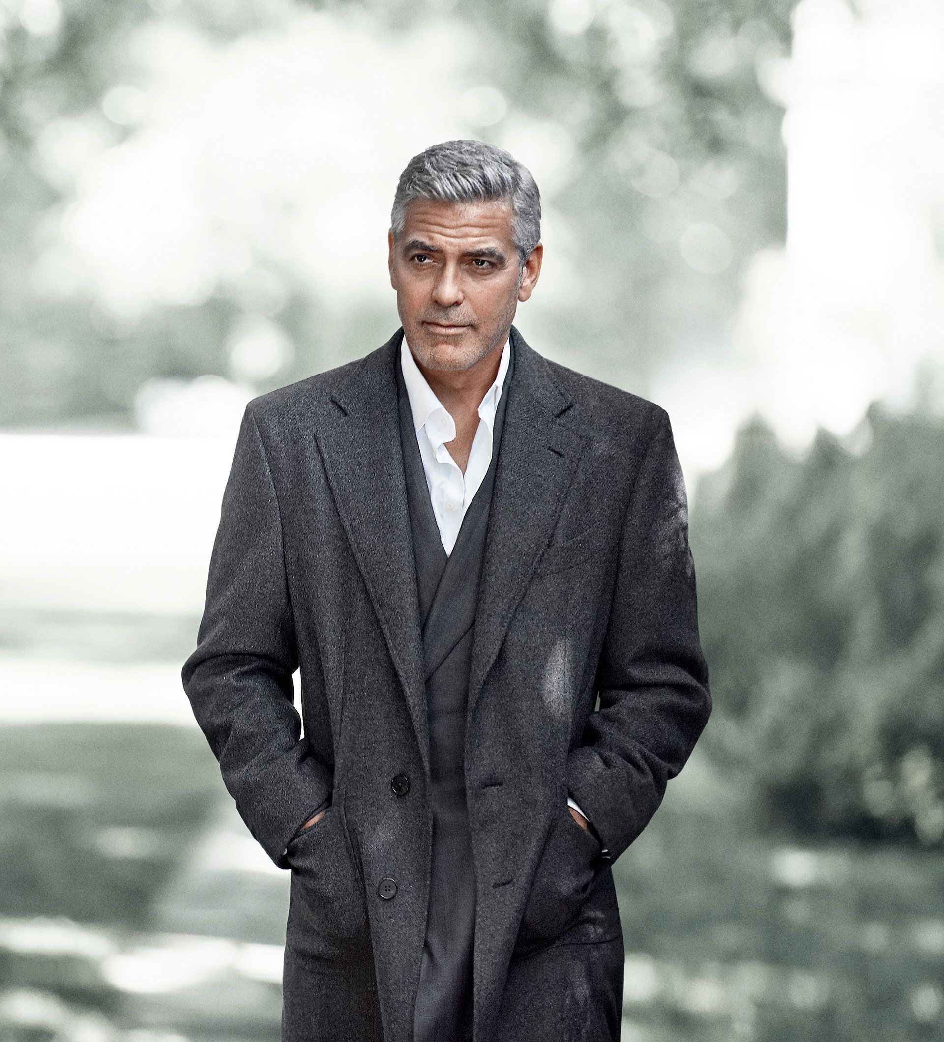 George Clooney Gq Google Search Visage Business Casual Men