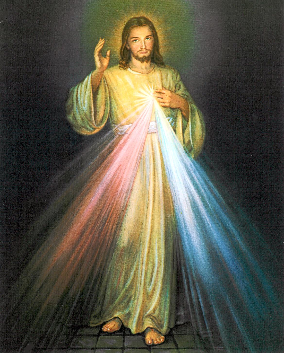 The Divine Mercy Icon Although At Bottom There Is Usually A Banner