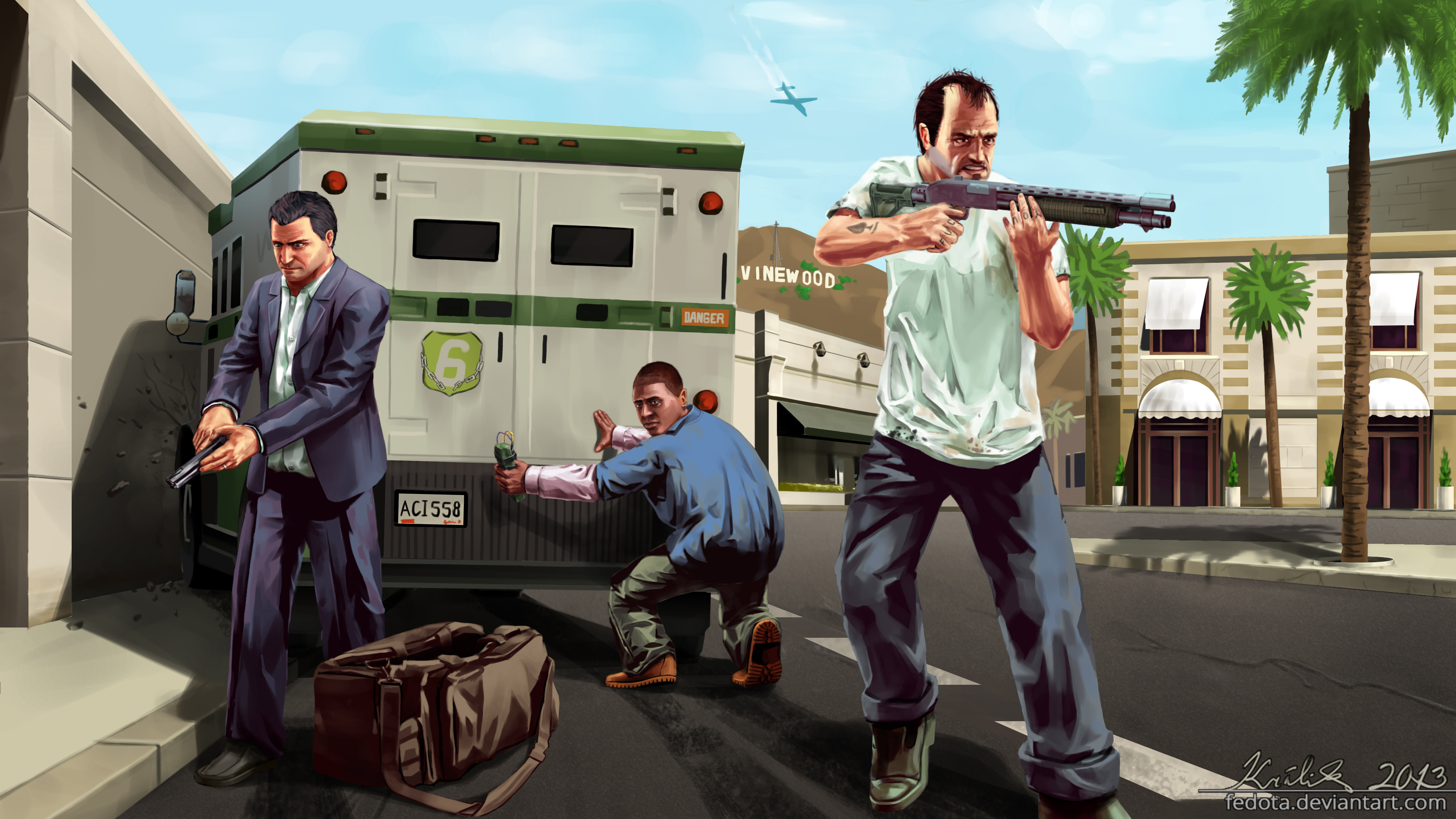 Grand Theft Auto V 4k By Fedota