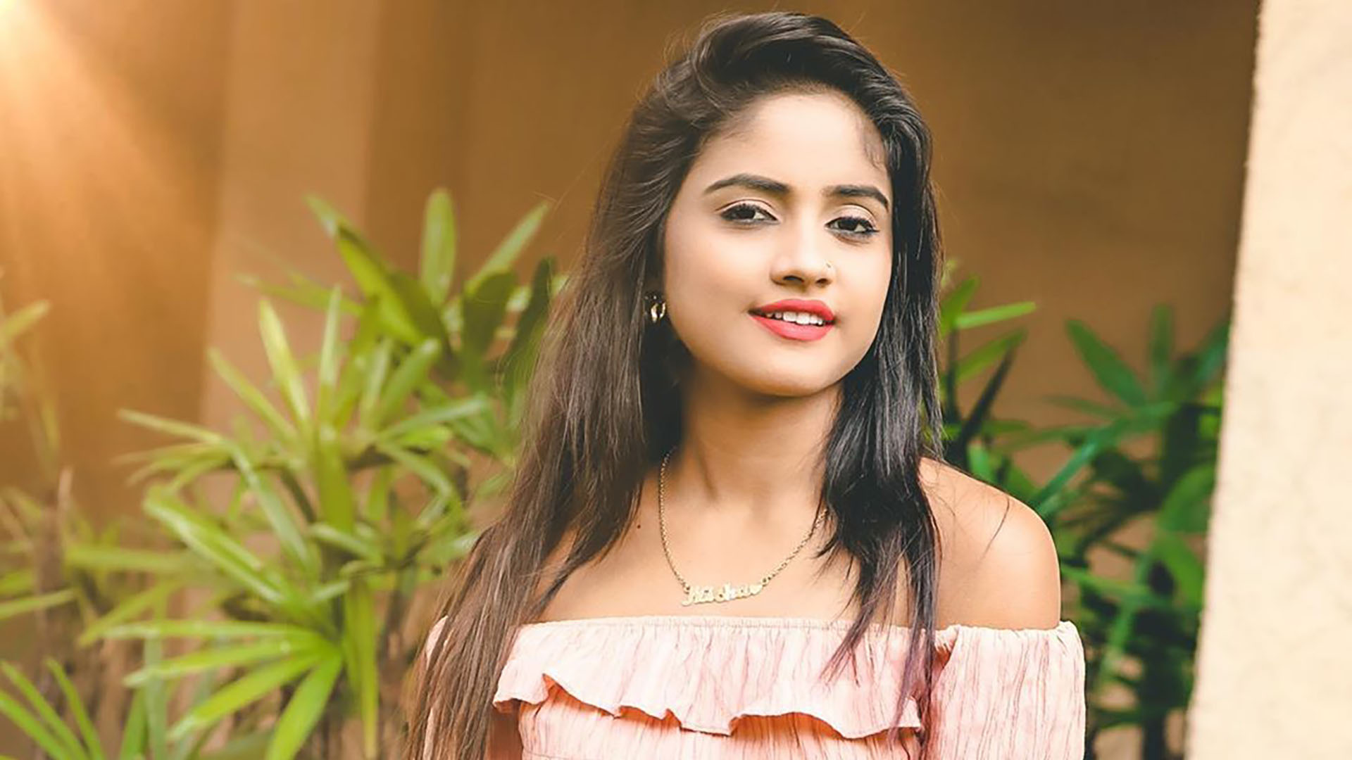 Actress Nisha Guragain HD Desktop Wallpaper