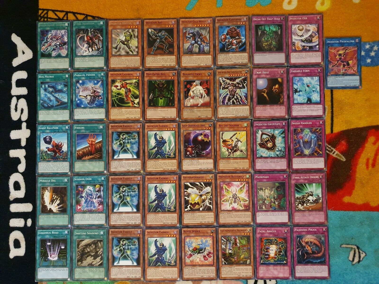 🔥 Free Download Yu Gi Oh Inzektor Insect Deck Cards Complete Bonus By 