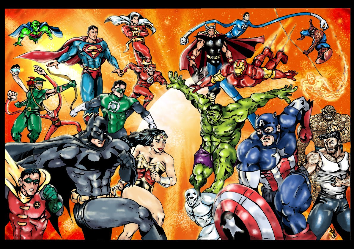 marvel vs dc comics wallpaper of marvel vs dc for fans of marvel