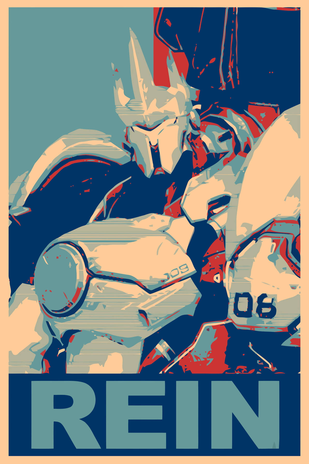 Overwatch Phone Reinhardt Poster 7bttob1unhorugcg Wallpaper