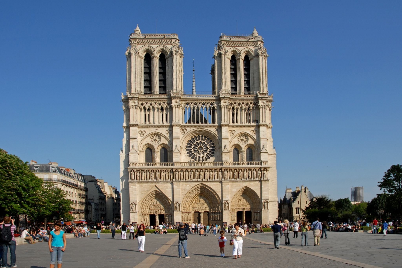 Cath Drale Notre Dame Paris Posted Wallpaper Background