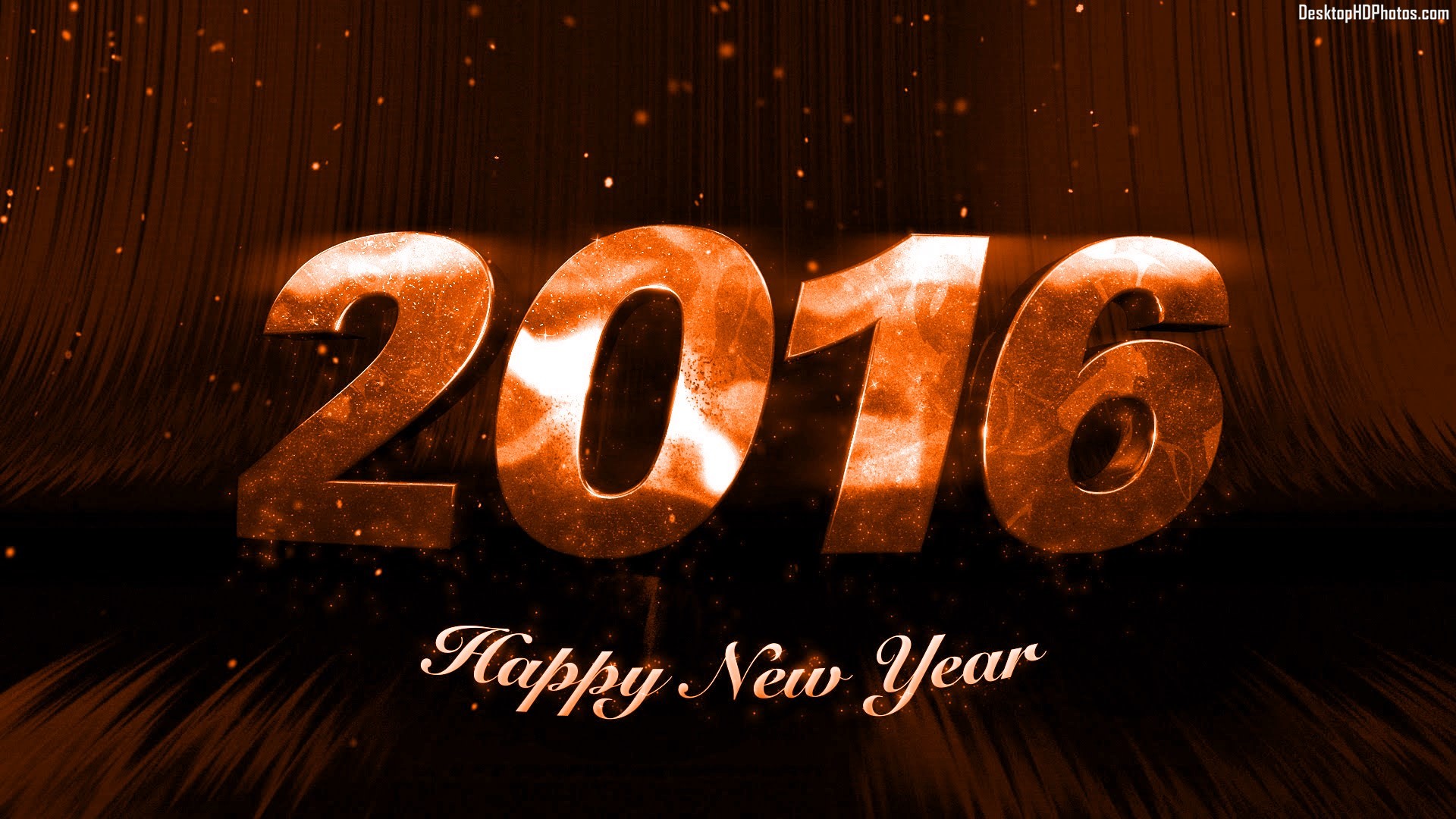 Happy New Year 2016 HD Wallpapers Greetings Card