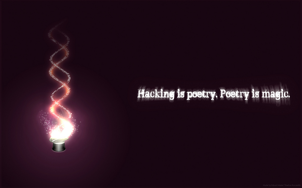 Hacking Poetry Wallpaper