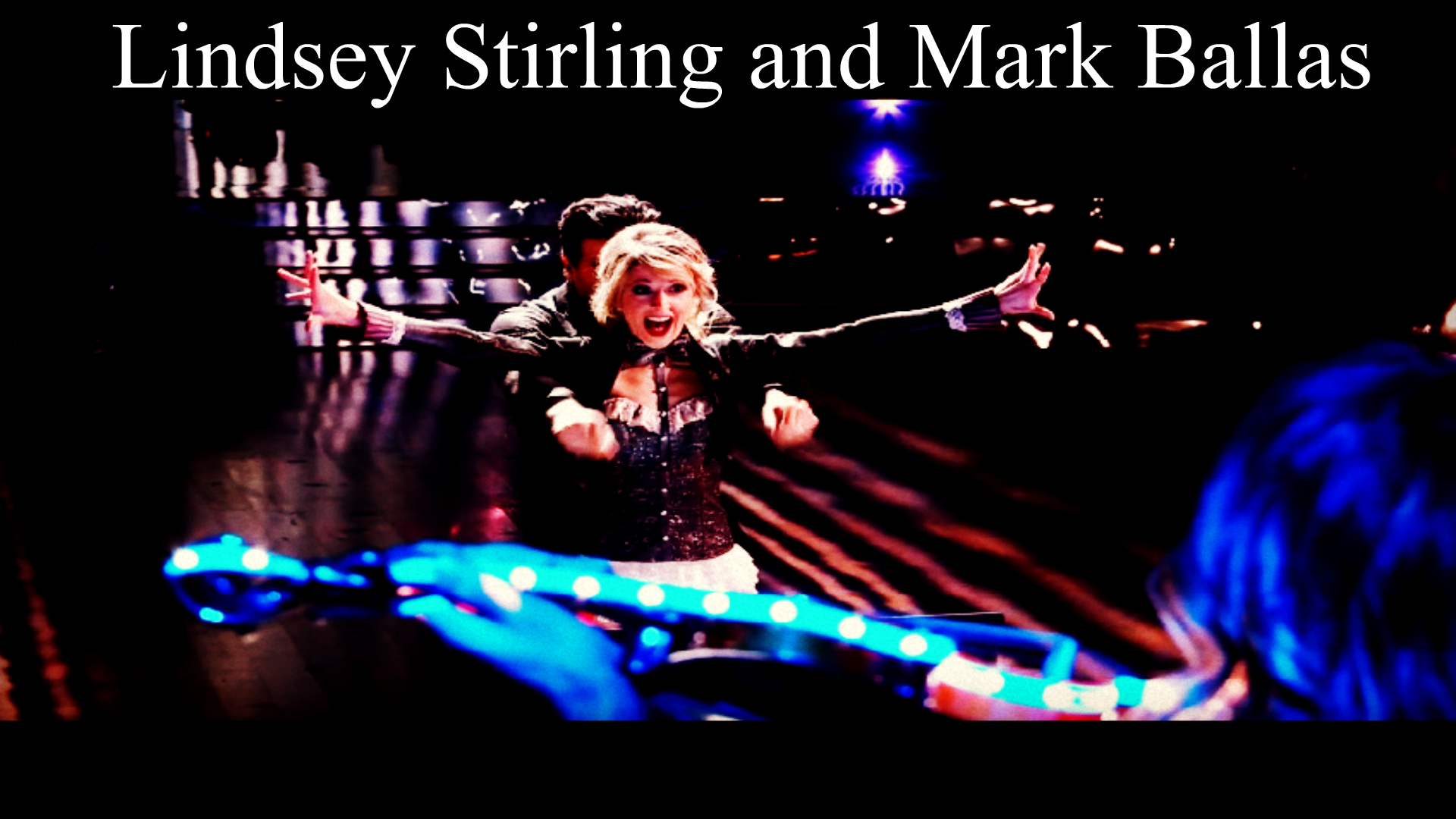 Lindsey Stirling And Mark Ballas Wallpaper