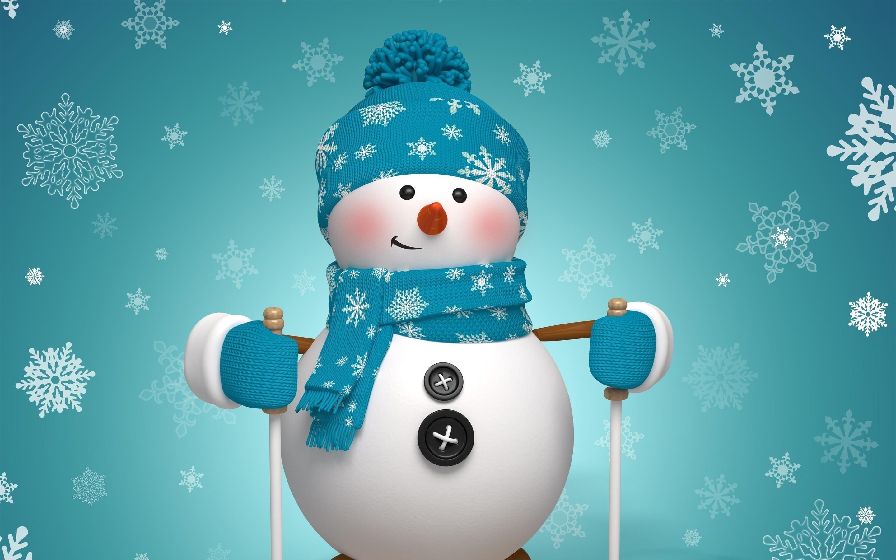 Snowman Desktop Wallpaper
