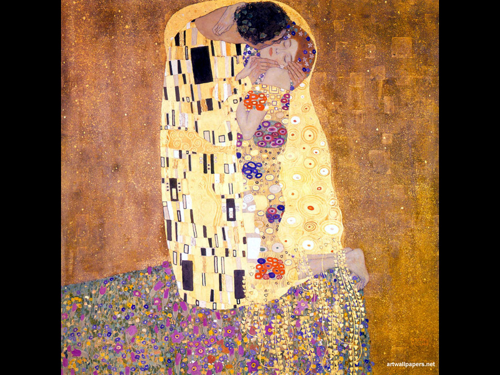 Gustav Klimt Print Art Wallpaper